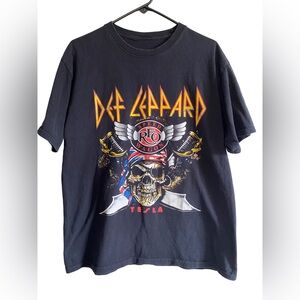 Def leppard 2016 concert tee Tesla tour